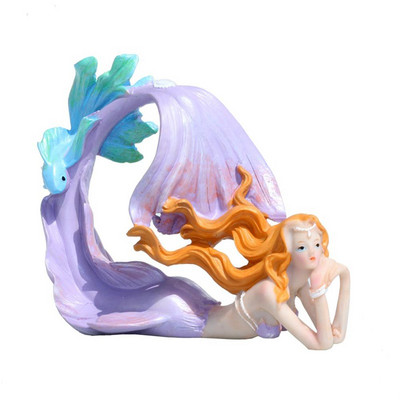 Τεχνητή ρητίνη Mermaid Princess Crafts Layout Prop Ενυδρείο Δεξαμενή ψαριών Διακόσμηση τοπίου