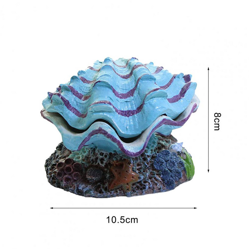 Akvaariumi maastiku simulatsioonikaunistused, tehislikud kalapaagi kestade kaunistused Fishbowli looduslike ja värskete kaunistuste jaoks