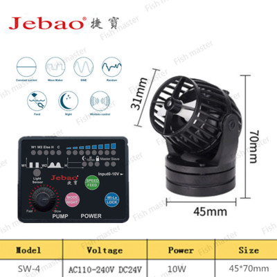 Jebao/Jecod 110~240V RW4 RW8 RW15 RW20 RW-4 RW-8 RW-15 RW-20 SW2 SW4 SW8 SW15 Coral silindripump . Mereakvaariumi lainekuju