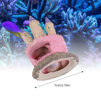 Το νεότερο Pink Princess Castle Fish Cave Aquarium Στολίδι Διακόσμηση δεξαμενής ψαριών