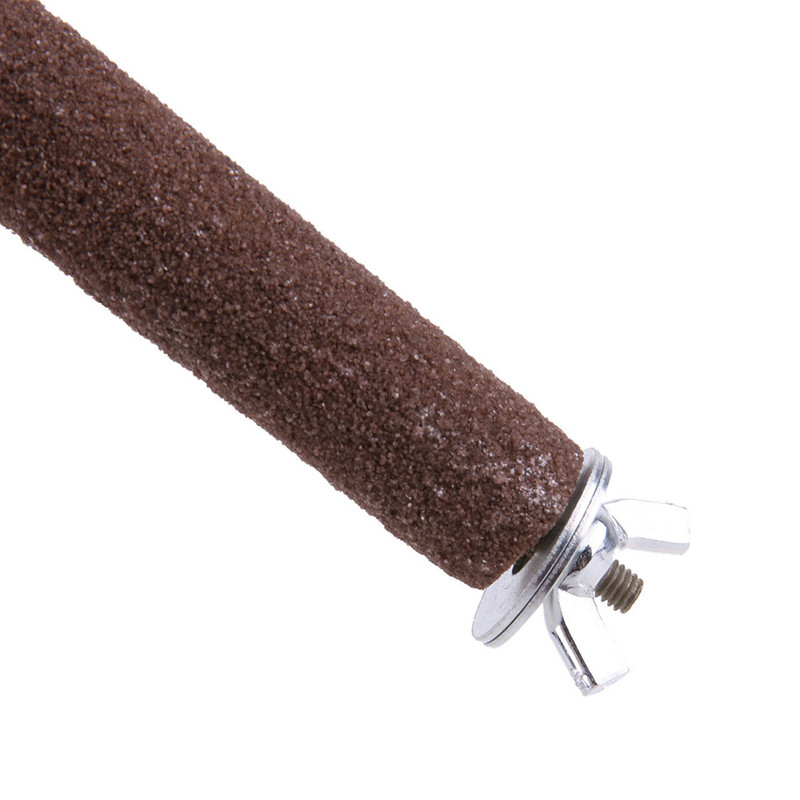 Animale de companie Jucării de mestecat pentru păsări Papagal Bibani Stand Platformă Cușcă Jucărie Slefuire labei Curățat Papagal Scrub Stick