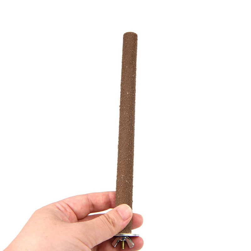 Animale de companie Jucării de mestecat pentru păsări Papagal Bibani Stand Platformă Cușcă Jucărie Slefuire labei Curățat Papagal Scrub Stick