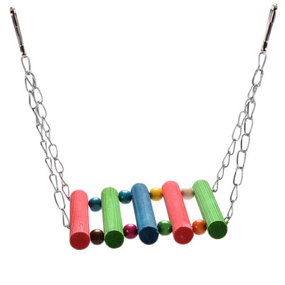 Lindude mänguasi Lemmikloom Linnupapagoi Papagoi Viirpapagoi Kockatiel Puurilinnumänguasjad Rippuv Mänguasi Brinquedo Võrkkiik Kiikmänguasi 1tk