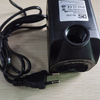 EU Plug Ac 220V 20W Υποβρύχια Αντλία Νερού Υψηλής Ισχύς Φίλτρο Ενυδρείου USB Αδιάβροχο Σιντριβάνι Rockery Air Fish Pond Waterfall