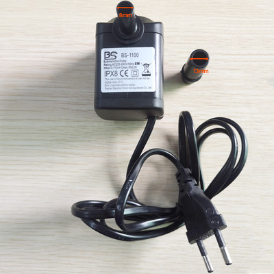 EU Plug Ac 220V 20W Υποβρύχια Αντλία Νερού Υψηλής Ισχύς Φίλτρο Ενυδρείου USB Αδιάβροχο Σιντριβάνι Rockery Air Fish Pond Waterfall