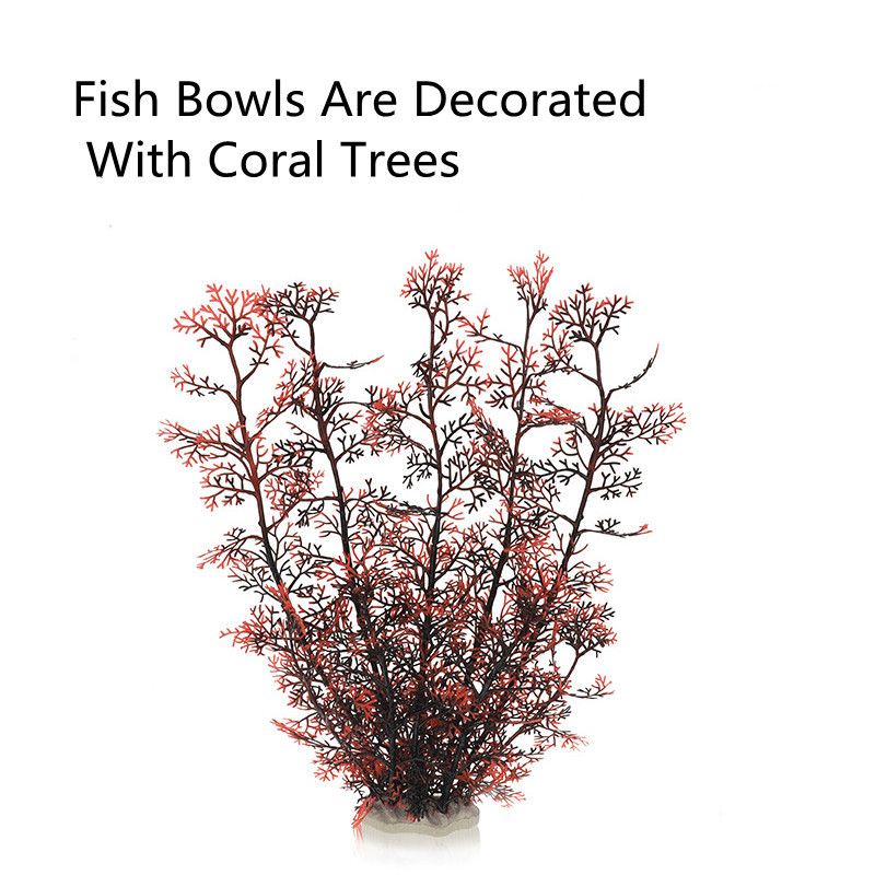 1PC Acvatic Fish Tank Peisaj Acvariu Decor Iarbă Artificială Iarbă Ierbii Plant Ornament Accesorii