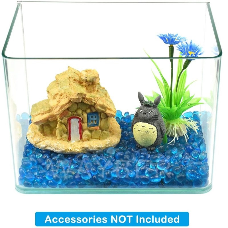 1KG neregulāri stikla akmeņi dārza oļi mākslīgā kristāla dārgakmeņi krāsains kvarcs akvārija bruņurupuča tvertnes vāzes pildvielai