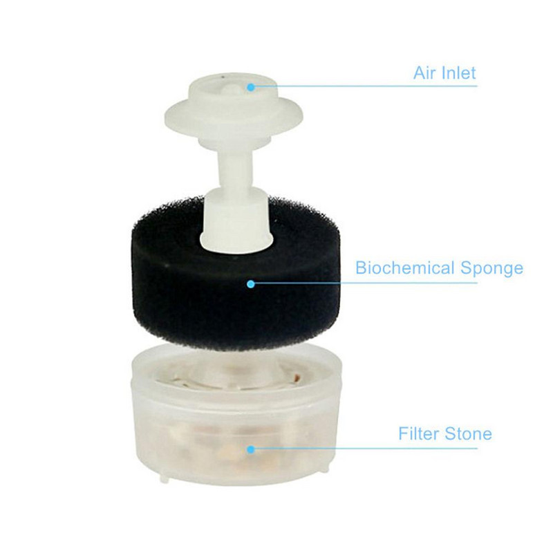 Mini Filtru De Aer Burete Filtru De Apa Fara Blocare Cu Accesorii Maifan Stone Aquarium Fish Tank