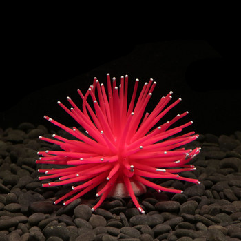 Fish Tank Landscaping Decoration Simulation Water Grass Large 10CM Silicone Software Simulation Sea Urchin Coral Ball Ornaments
