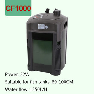 Cilindru ATMAN găleată cu filtru extern CF1200 echipament de filtru pentru acvariu pentru acvariu iaz cu pești CF800 mute frontal