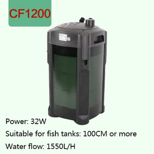 Cilindru ATMAN găleată cu filtru extern CF1200 echipament de filtru pentru acvariu pentru acvariu iaz cu pești CF800 mute frontal