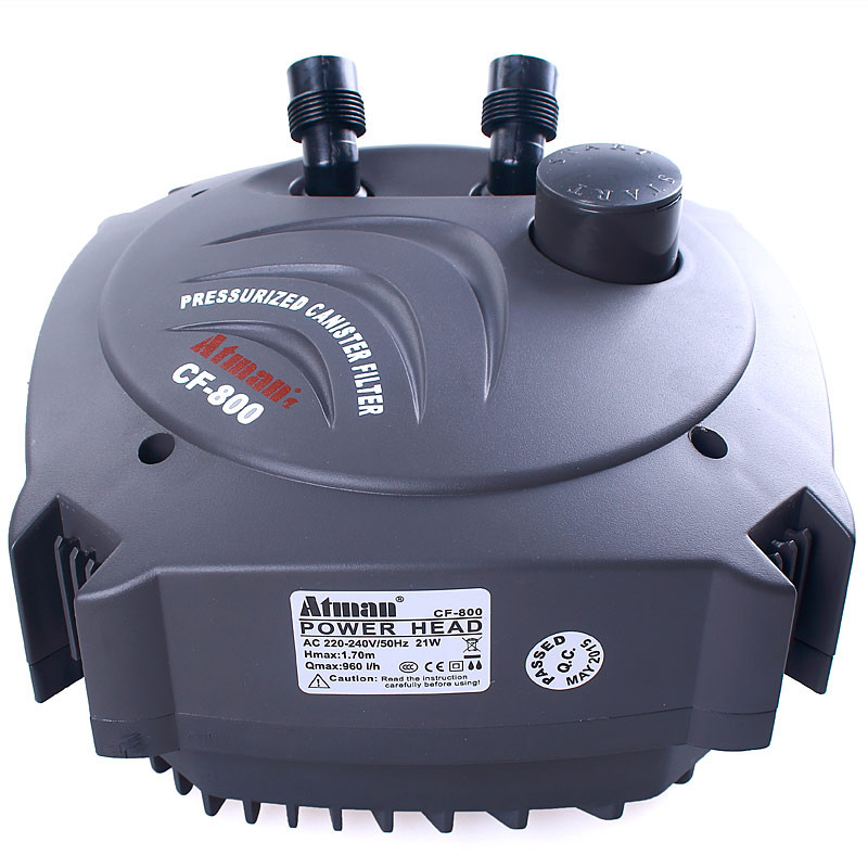 Cilindru ATMAN găleată cu filtru extern CF1200 echipament de filtru pentru acvariu pentru acvariu iaz cu pești CF800 mute frontal
