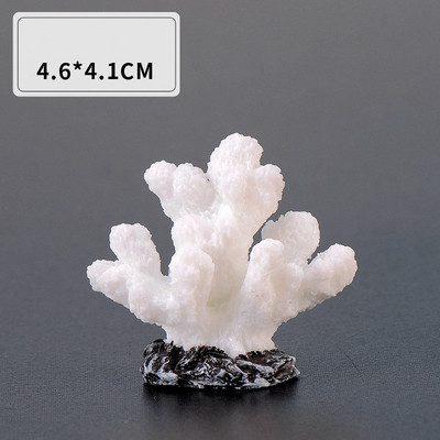 Χαριτωμένα μικροτοπία τεχνητά κοραλλιογενή αστερίες από ρητίνη για στολίδια δεξαμενής ψαριών Αξεσουάρ ενυδρείου Διακοσμήσεις σπιτιού