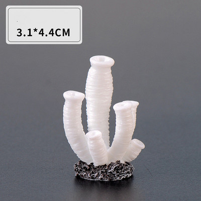 Χαριτωμένα μικροτοπία τεχνητά κοραλλιογενή αστερίες από ρητίνη για στολίδια δεξαμενής ψαριών Αξεσουάρ ενυδρείου Διακοσμήσεις σπιτιού