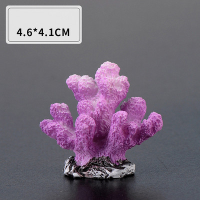 Χαριτωμένα μικροτοπία τεχνητά κοραλλιογενή αστερίες από ρητίνη για στολίδια δεξαμενής ψαριών Αξεσουάρ ενυδρείου Διακοσμήσεις σπιτιού