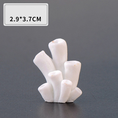 Χαριτωμένα μικροτοπία τεχνητά κοραλλιογενή αστερίες από ρητίνη για στολίδια δεξαμενής ψαριών Αξεσουάρ ενυδρείου Διακοσμήσεις σπιτιού