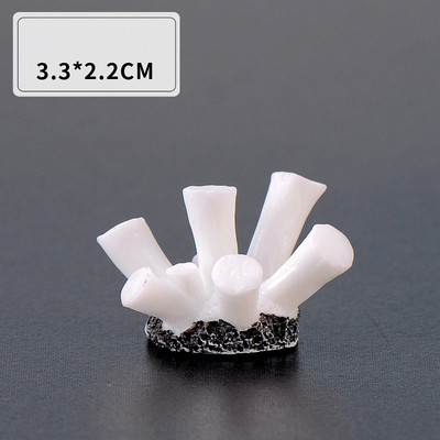 Χαριτωμένα μικροτοπία τεχνητά κοραλλιογενή αστερίες από ρητίνη για στολίδια δεξαμενής ψαριών Αξεσουάρ ενυδρείου Διακοσμήσεις σπιτιού