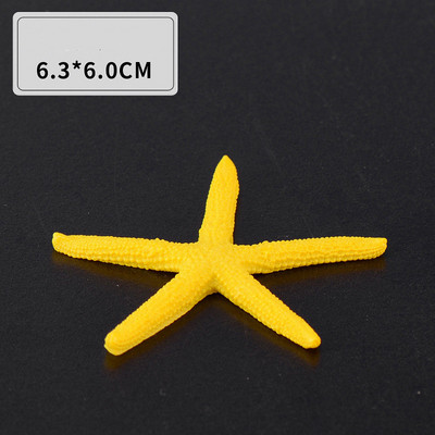 Χαριτωμένα μικροτοπία τεχνητά κοραλλιογενή αστερίες από ρητίνη για στολίδια δεξαμενής ψαριών Αξεσουάρ ενυδρείου Διακοσμήσεις σπιτιού
