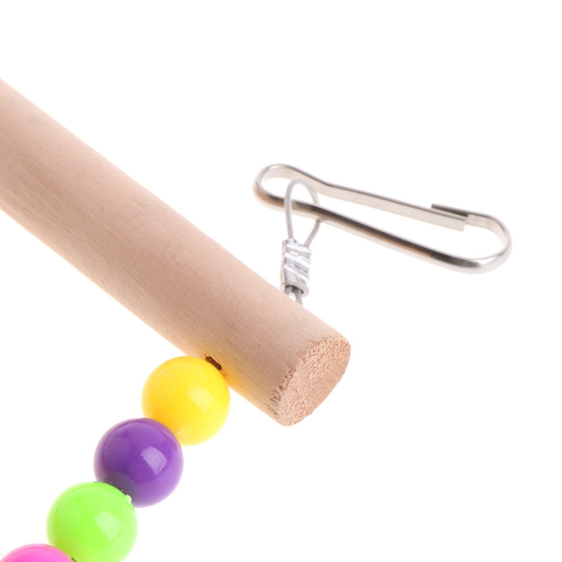 Linnud Lemmikloomad Papagoid Redelid Ronimismänguasi Rippuvad värvilised pallid naturaalsest puidust Papagoi Mänguasjad Conures`ile Papagoid Cockatiels