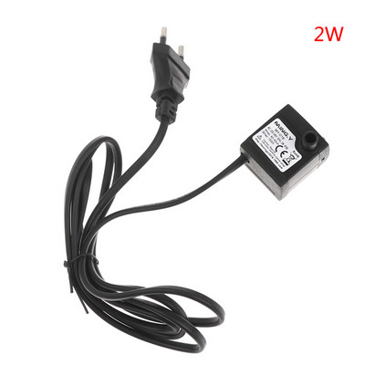 Kvaliteetne vahelduvvoolu 220 V 2/2,5 W EU Plug sukelveepumba ülikond akvaariumi veepaagi purskkaevu miniveepumba jaoks