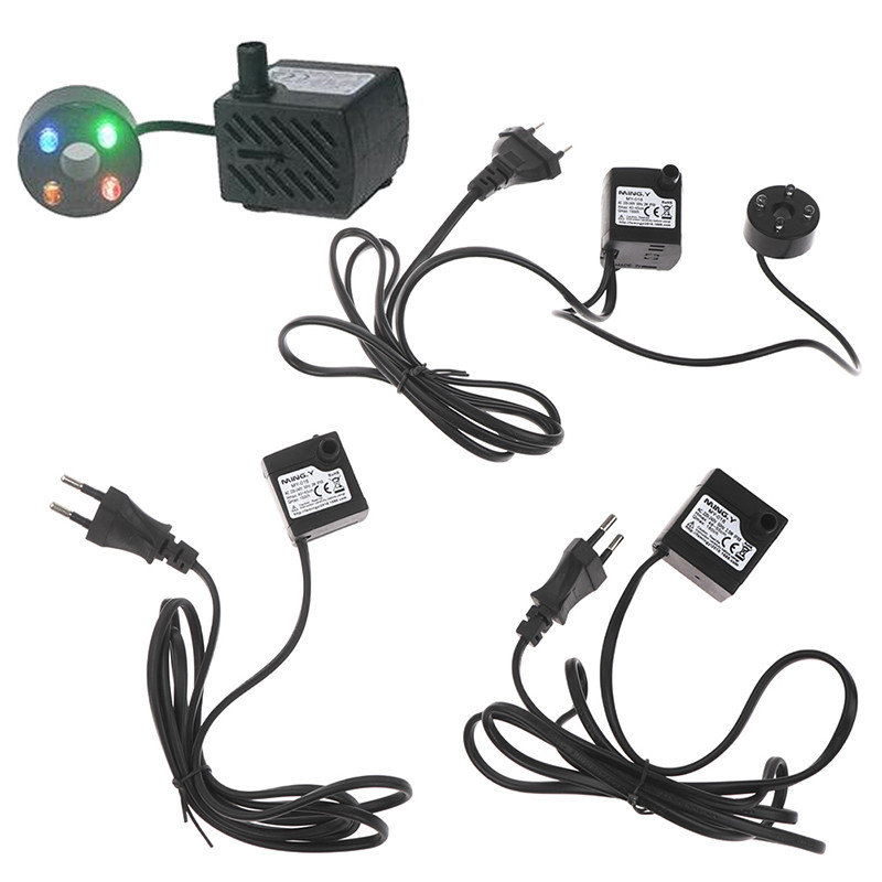 Kvaliteetne vahelduvvoolu 220 V 2/2,5 W EU Plug sukelveepumba ülikond akvaariumi veepaagi purskkaevu miniveepumba jaoks