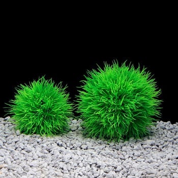 Φυτά ενυδρείου Artificia Plastic Aquatic Plants Διακόσμηση Δεξαμενής Ψαριών Νερό Μπάλα