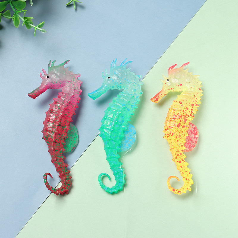 3 värvi kunstlik akvaarium Merihobu kaunistus helendava efektiga akvaariumi kaunistus Veeloomatarbed Kodutarvikud