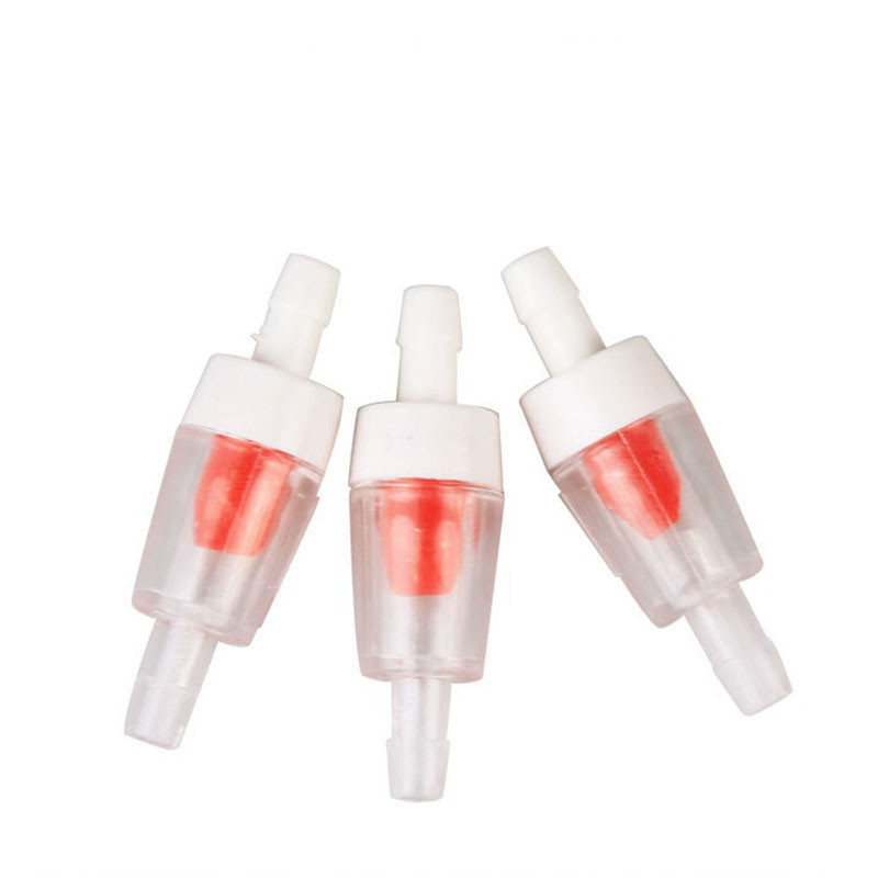 5 vnt. baltos raudonos akvariumo oro siurblio atbulinis vožtuvas žuvų bakas vienpusis atbulinis vožtuvas akvariumo Co2 sistemos oro siurblys