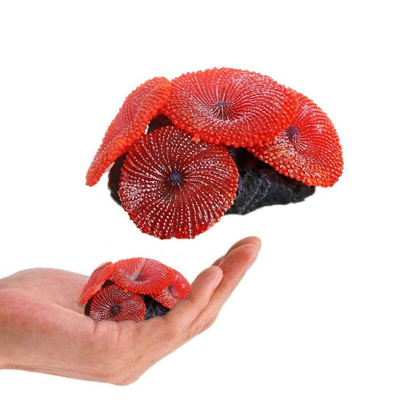 Νέο ψεύτικο φυτό ενυδρείου με νερό κοραλλιογενές στολίδι Δεξαμενή ψαριών Πλαστικό εργαλείο διακόσμησης