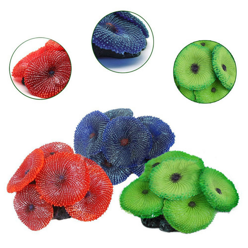 Νέο ψεύτικο φυτό ενυδρείου με νερό κοραλλιογενές στολίδι Δεξαμενή ψαριών Πλαστικό εργαλείο διακόσμησης