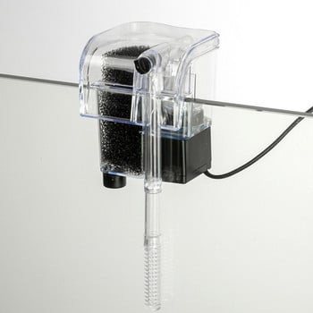 Waterfall Hang on External Oxygen Pump Water Filter Качество на чистата вода за аквариумни аквариуми Кръгъл аквариум Малък аквариум