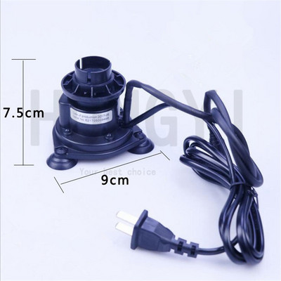 BOYU 1 bucată 220-240V 2.8W PY-101 rezervor de pește pompă de aer submersibilă acvariu pompă de oxigen silențioasă încorporată cu lumină LED 95*90*75mm