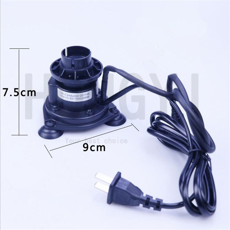 BOYU 1 bucată 220-240V 2.8W PY-101 rezervor de pește pompă de aer submersibilă acvariu pompă de oxigen silențioasă încorporată cu lumină LED 95*90*75mm