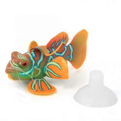 Simulare din silicon pește broască acvariu decorare rezervor de pește luminoasă stea de mare falsă pește realist peisaj ornament peisaj