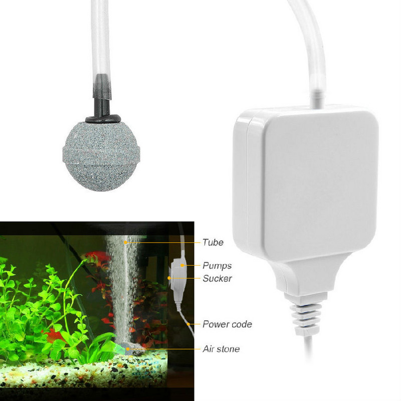 Pompă de aer pentru acvariu Accesorii pentru acvariu Compresor Pompe hidroponice mici și silențioase Tehnologie piezo