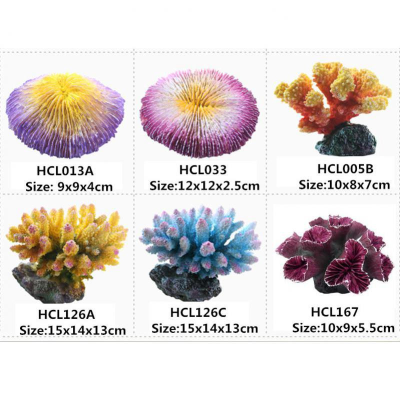 Dervos dirbtinis koralų akvariumo dekoravimas žuvų bako koralų rifų ornamentas akmuo koralų gėlių dekoras akvariumo fonas 15 stilių