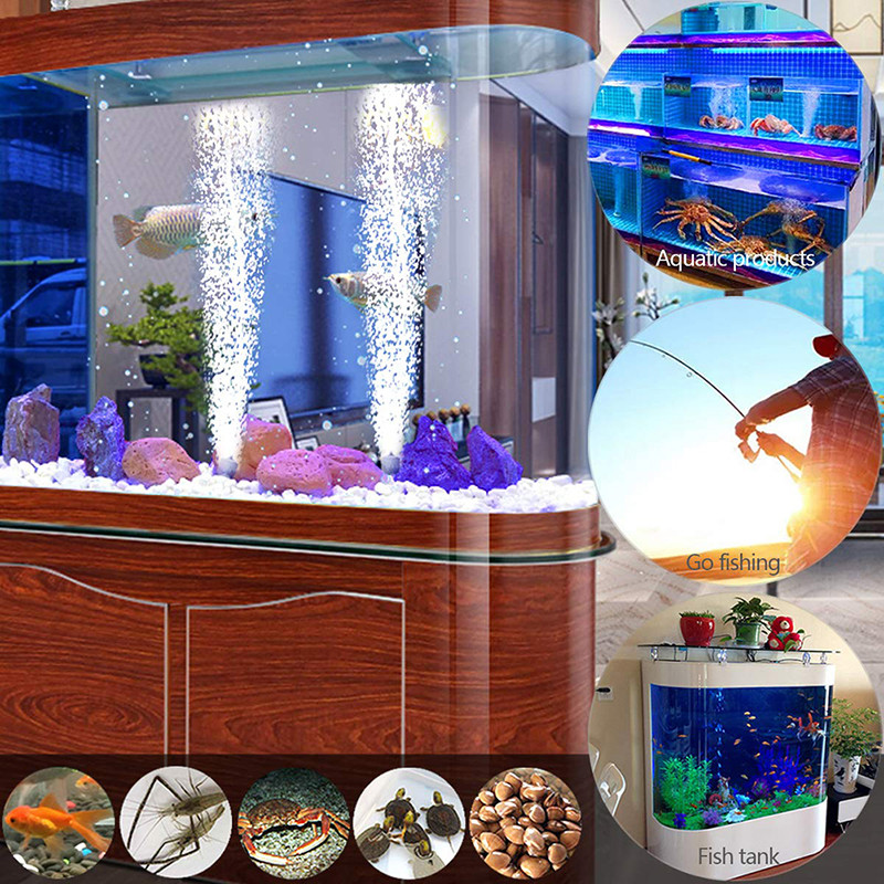 Mini akvaariumi õhupump mikro-usb laetav kaasaskantav väike hapnikupump kodune kalapaagi vaikne aeraator koos õhukivitarvikuga