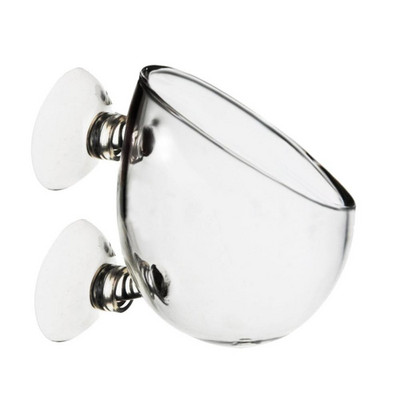 Decorare acvariu rezervor de pește Mini oală de sticlă Polka apă în ghiveci plantare cupa cilindră Decorarea rezervorului de pește de acvariu