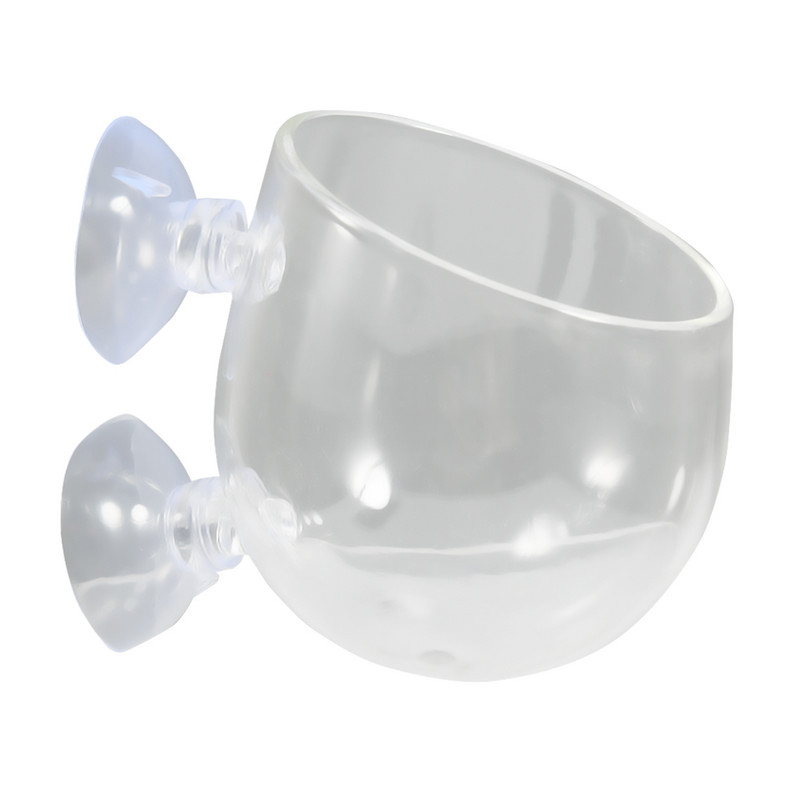 Decorare acvariu rezervor de pește Mini oală de sticlă Polka apă în ghiveci plantare cupa cilindră Decorarea rezervorului de pește de acvariu