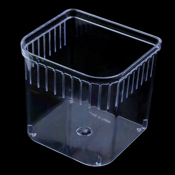 Гореща пластмасова квадратна кутия с филтър за аквариум, прозрачно зелено