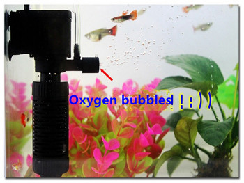 Филтър 3 в 1 за филтър за аквариумни аквариуми Мини филтър за аквариумни аквариуми Кислороден потопяем пречиствател на вода за аквариум Dropshipping