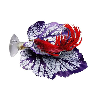 Betta zivju lapu šūpuļtīkls akvārija augi zivju tvertņu dekorācijas Betta gultas lapu šūpuļtīkla paliktnis Betta zivīm viegls un