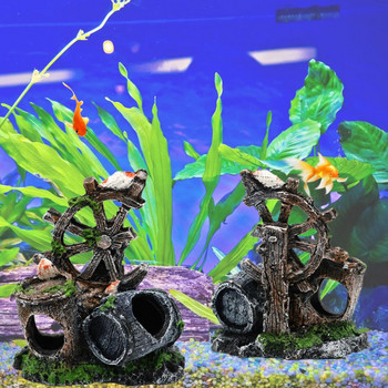 Nest House Φιλικό προς το περιβάλλον Fish Hideout Aquarium Ornaments Habitat Fish Tank Ornament Unfading Color for Fish Tank