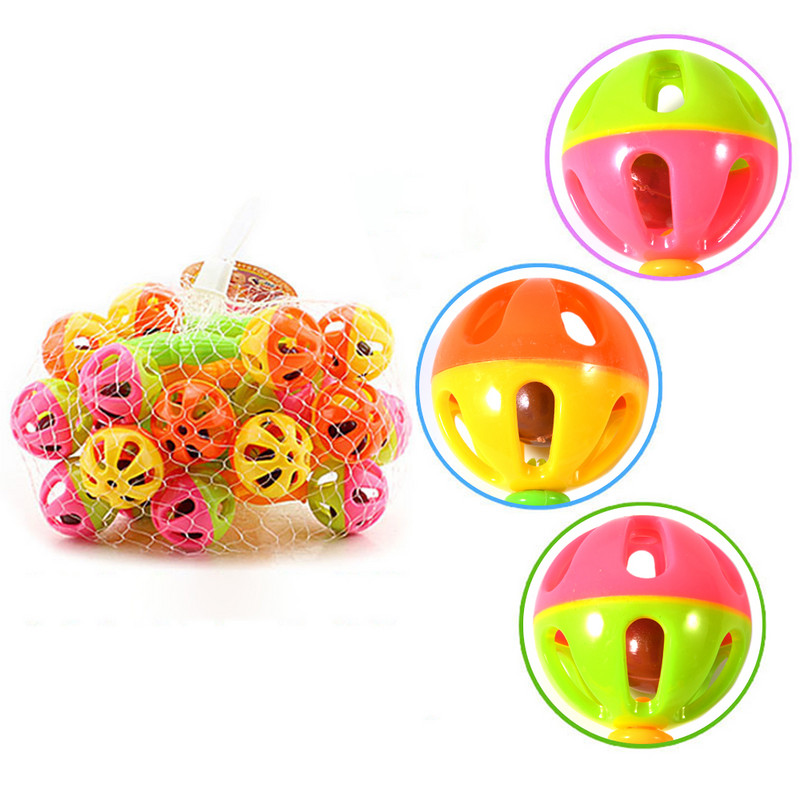 Jucărie pentru papagal, 1/2 bucăți, jucărie creativă, rezistentă la mușcături de păsări, jucărie cu bile cu clopot dublu, jucărie pentru antrenament pentru papagali, jucării pentru animale de companie