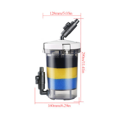 Μπροστινή δεξαμενή ψαριών Φίλτρο σίγασης αναρρόφησης LW-602 Αντλία Προστασία ποιότητας νερού LW-602 Αξεσουάρ αντλίας ενυδρείου