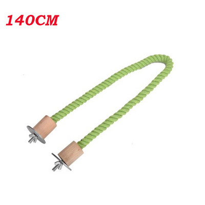 Bird Bite Toy παπαγάλος που στέκεται υφαντό σχοινί Παιχνίδι πουλί μασώμενο παιχνίδι εύκαμπτο κατοικίδιο παπαγάλος όρθιοι για παπαγάλο