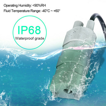DC 12V υποβρύχια αντλία νερού Camper Motorhome High Flow Whale Pump 1000L/H 5M Υψηλής ποιότητας Αντλία πλαστικών ανθεκτικών μηχανικών