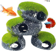 Žuvies ir krevečių veisimo marmuras Keraminės uolos ciklidų akmenų pastogės urvas tvenkinio tvenkinio ornamentas Akvariumo kraštovaizdžio dekoravimas