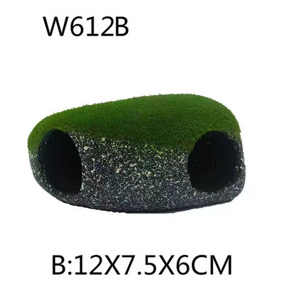 Žuvies ir krevečių veisimo marmuras Keraminės uolos ciklidų akmenų pastogės urvas tvenkinio tvenkinio ornamentas Akvariumo kraštovaizdžio dekoravimas