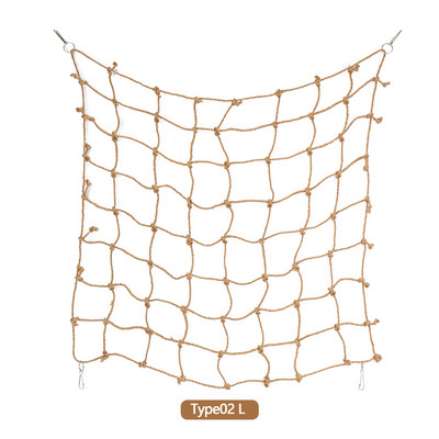 Paukščių žaislai Paukščių laipiojimo tinklas Kanapės Virvė Papūga Kabantis Virvė Tinklas Sūpynės Žaisti Virvės Kopėčios Kramtomasis Žaislas Žaidimas Gimnastikos Žaislai